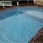 Rede de proteção para piscinas